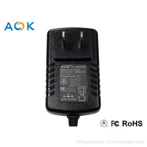 12V 1A adapter with UL certificates